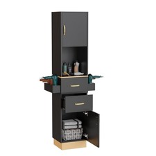 Hair Styling Barber Station Drawer Storage Beauty Salon Spa Cabinet Equipment