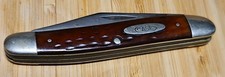 Case Vintage Pocketknife Bone Handle 3 Carbon Steel Blades Folding Knife 087PE