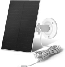8W USB-C Solar Panel for Security Cameras, Waterproof, Outdoor