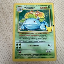 2021 Pokémon Venusaur 15/102 Celebrations Classic Collection Ultra Rare Holo NM