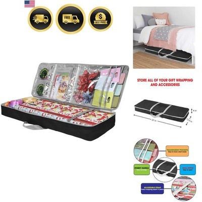 Christmas Gift Wrap Organizer | Wrapping Paper Storage Container Box 37  x 14...