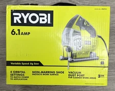 Ryobi 6.1 Amp Variable Speed Jig Saw with Canvas Tool Bag New Sealed Box