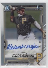 2021 Bowman Chrome Prospect Refractor 217/499 Alexander Mojica #CPA-AM Auto w6g