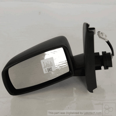 Ost-Rückspiegel. Verordnung elektr. Links FIAT PANDA VAN (2Q) 1.2 (2 posti)