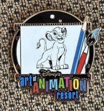 Prendedor Disney WDW Simba Sketch Art of Animation Resort 2022 El Rey León