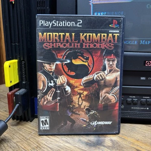 Mortal Kombat: Shaolin Monks (Sony PlayStation 2, 2005) TESTED - SEE PHOTOS