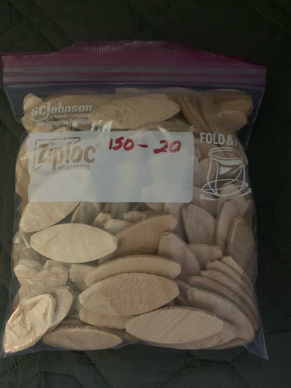 Woodworking Joint Biscuits size 20 (150 Pieces)