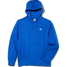 Nike Sportswear Club Fleece Pullover Hoodie Royal Blue Adult M L XL 2XL 3XL