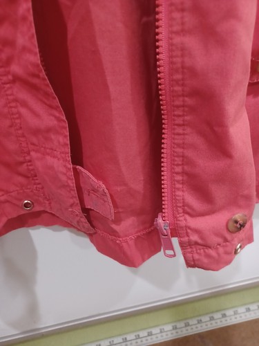 Catalina Wmn's XL Vtg Red Long Windbreaker Jacket - Picture 8 of 13
