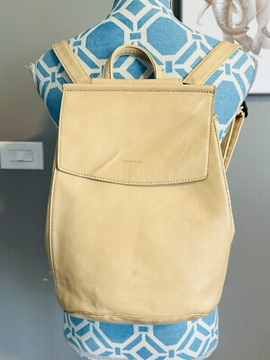 Cream Vegan Leather Backpack Svala - Gemma Vegan Leather Backpack | Cream main image 2