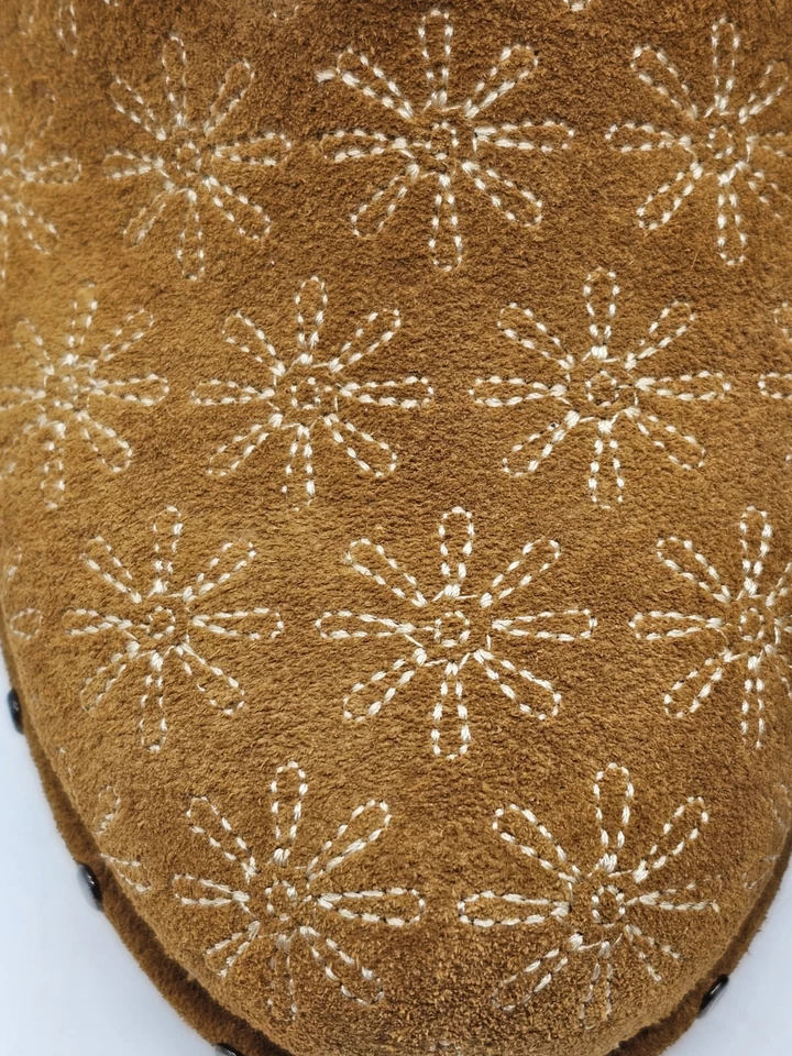 Zuecos Isaac Mizrahi para mujer talla 9M sin cordones mula puño de oveja roble  Foto 3 de 4