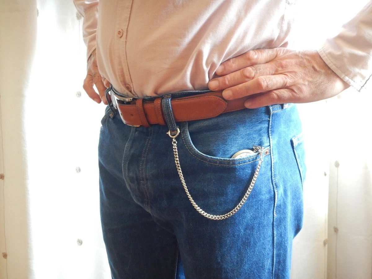 Wearing Pocket Watch Jeans