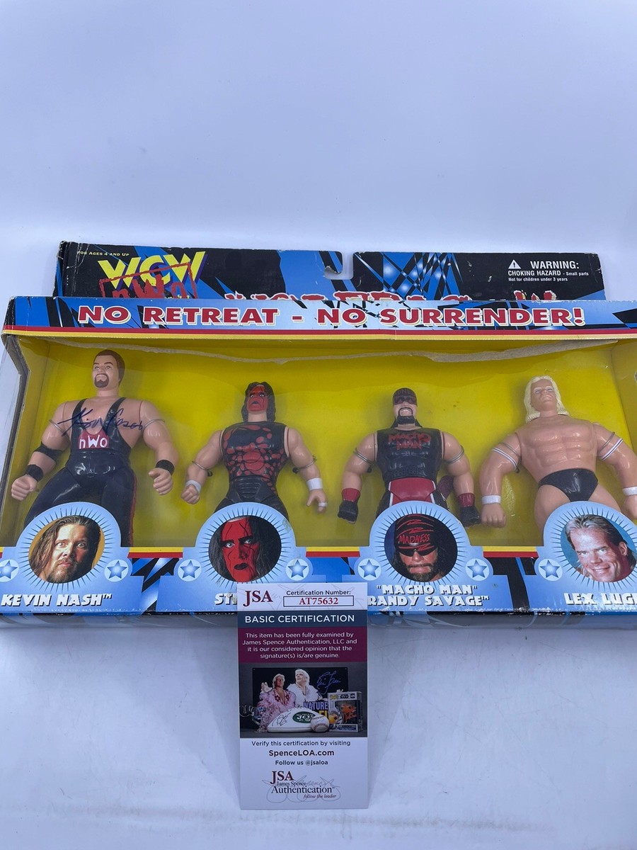 Wcw NWO Wolfpack Figures 1998 Wrestling Nash Sting Savage Luger 6