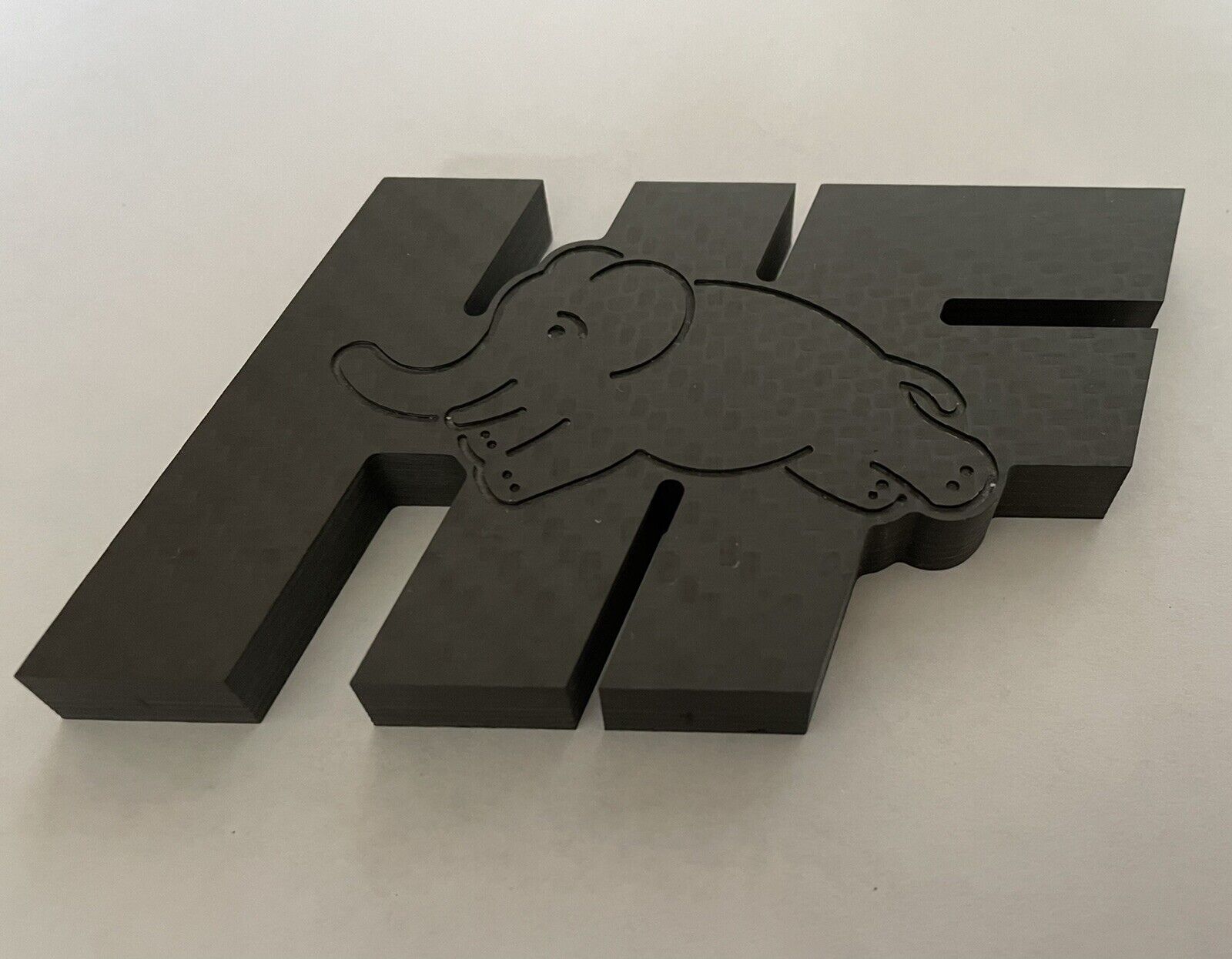 Lancia HF Elephante Carbon Desk Block Art piece Niska cena