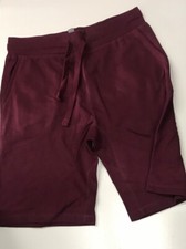 Mens Fleece Sweat Shorts Brushed Heavy weight Joggers Pants XL A43 Side Pocket