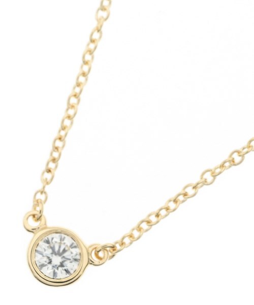 Tiffany & Co 18K/ダイヤモンド ネックレス【ランク:A】 Tiffany & Co. K18 Yellow Gold Diamond L:40cm Necklace From