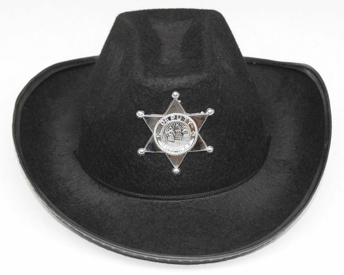 Sheriff Karneval Halloween Fasching Revolverheld Polizeihut Western Cowboy - Bild 3 von 4