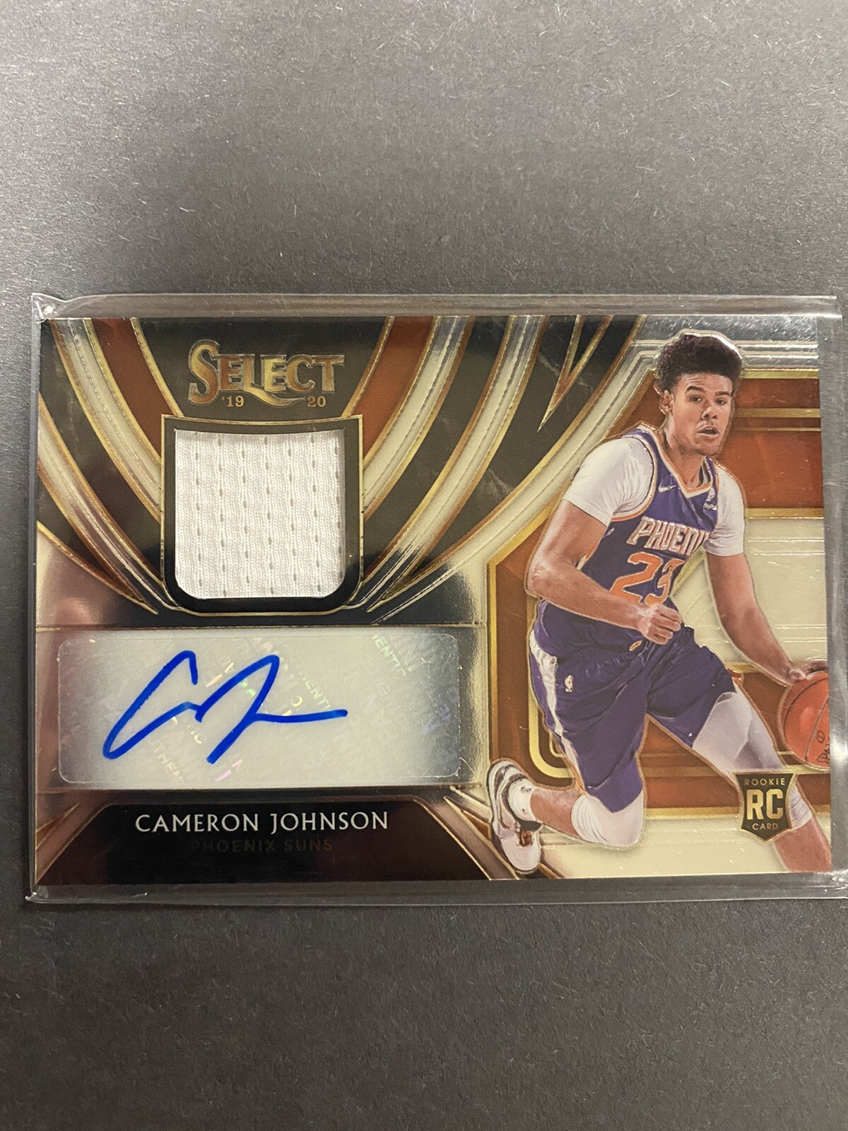 Cameron Johnson 2019-20 Select Rookie RC Patch Auto RPA Suns Nets 087/199