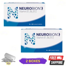 2 X Neurobion Vitamin B1, B6, B12 Improves Nerve Health & Function 60's
