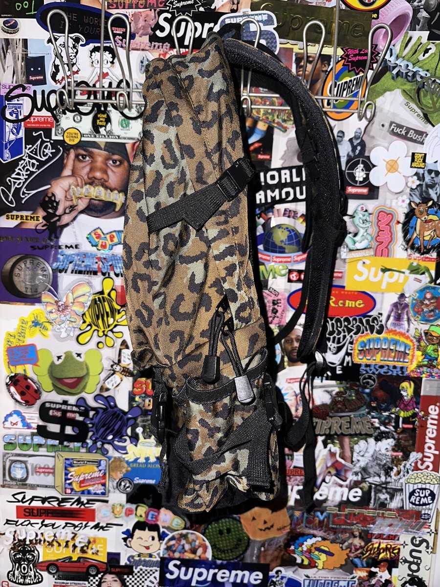 Supreme Leopard Camo Guide 28 Backpack SS10 2010 Bag RARE OG
