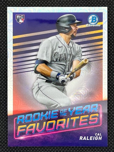 2022 Bowman Mega Box ROY favorites Cal Raleigh #7 Mariners *corner ding 724