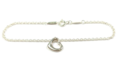 ブレスレット Tiffany&Co. 23318768 ELSA PERETTI OPEN HEART BRACELET MINI Tiffany & Co Sterling Silver Elsa Peretti Mini Open Heart