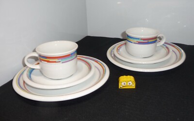 Arzberg Daily Rainbow   2  Gedecke  je  3 teilig