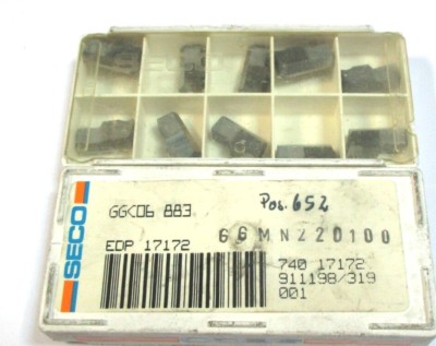 10 SECO Wendeplatten zum Stechen GGC06 883 Neu H47208