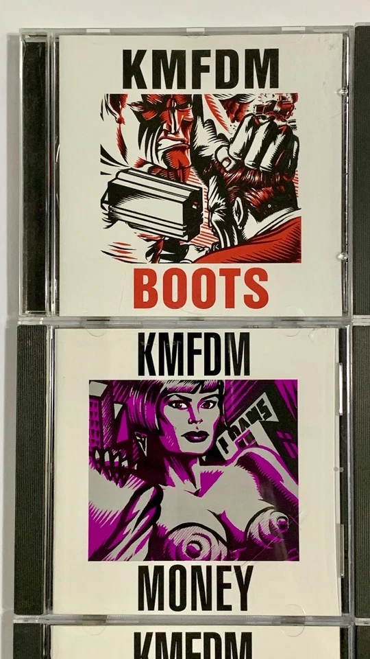 Lot Of 20 Official KMFDM & Excessive Force CD Singles Wax Trax Records - Image 3 of 4