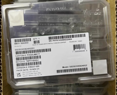 INTEL SSDSCKKB240GZ01  D3-S4510 M.2 2280 SATA 240GB SSD