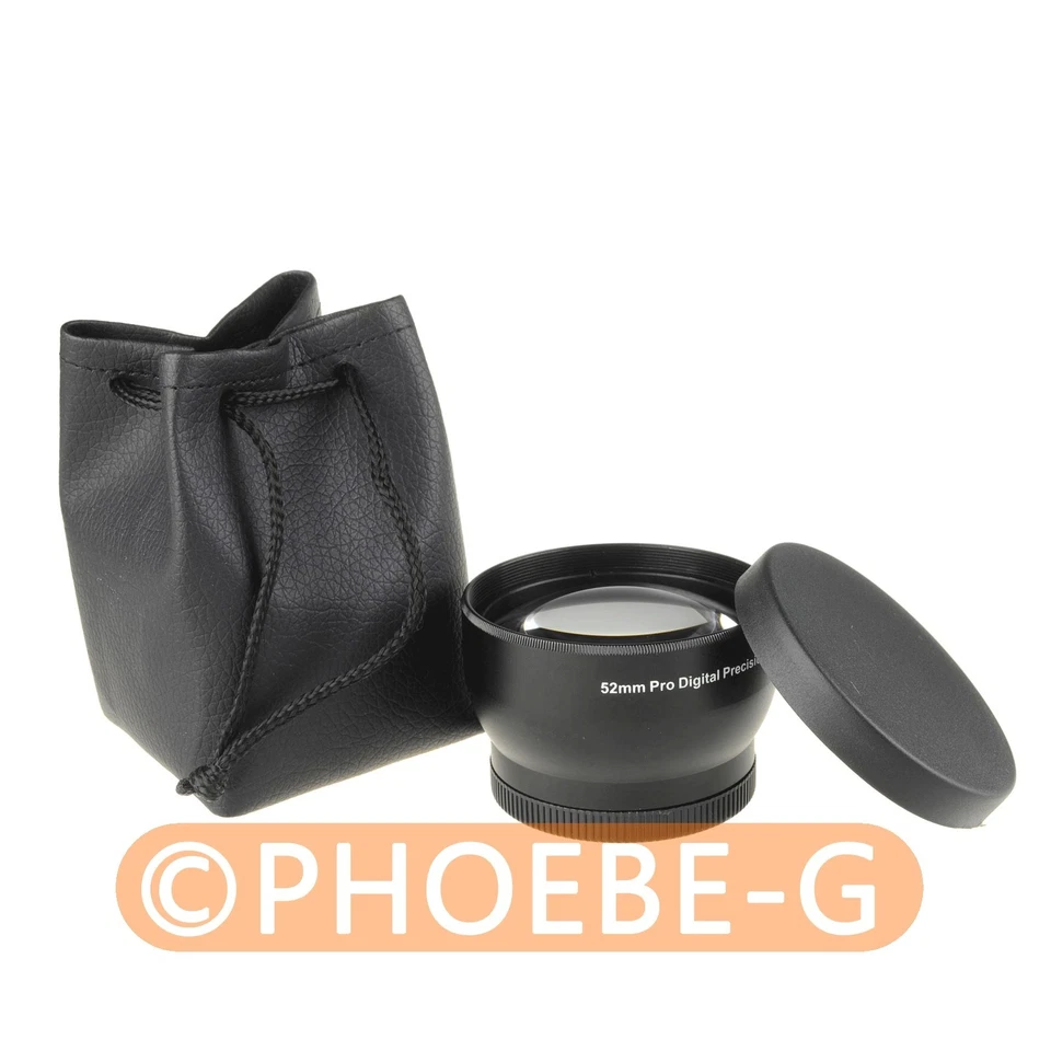 High Quality! Richarm 52mm 2.0x TELE Telephoto LENS for Digital Camera DSLR - Image 4 of 4