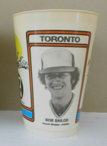 Bob Bailor Blue Jays 7-11 Slurpee MLB Cup 1978 - 第 3/3 張圖片