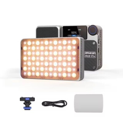 KT08746様　Amaran Ace 25x Bi Color Aputure Amaran Ace 25x Kit Bi-Color 2700K-6500K On-Camera Led