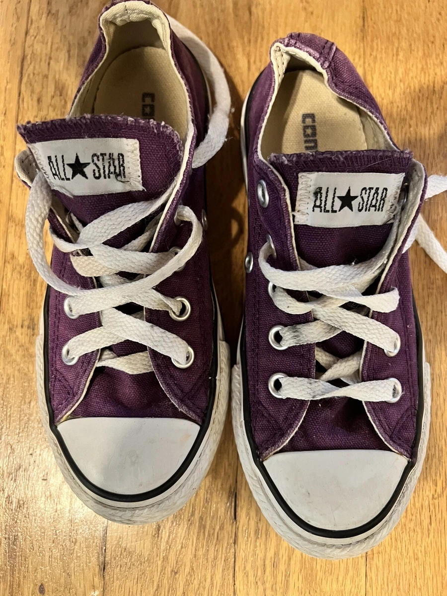 Purple converse youth size 2 deals