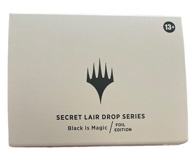 MTG Secret Lair Black Is Magic Sealed FOIL EDITION New | eBay MTG Secret Lair Black Is Magic Sealed FOIL EDITION New | eBay
