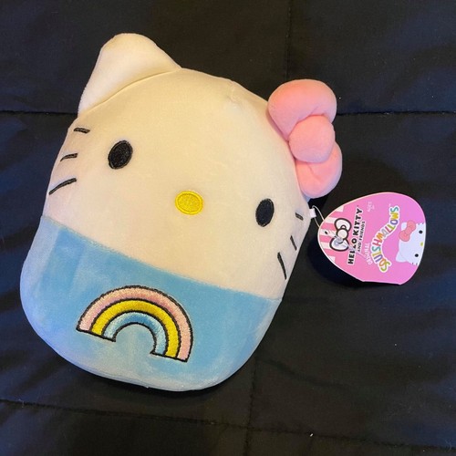 rainbow hello kitty squishmallow