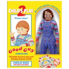Child's Play 2 Good Guys Doll Chucky Deluxe Child  s Costume One Size Fits Most 