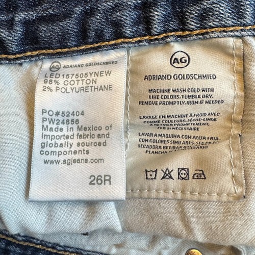 AG Adriano Goldschmied Ex-Boyfriend Slouchy Slim Denim Jeans Women's 29x26.5 - 第 12/19 張圖片