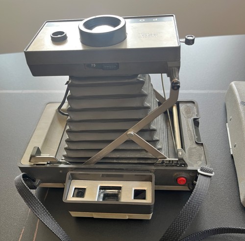 3 Vintage Polaroid Camera Model 100 220 320 Folding Land w/Covers Good Condition - Picture 22 of 24