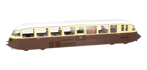 Dapol Streamlined Diesel Railcar 12 GWR Monogram O Gauge - Foto 3 di 11