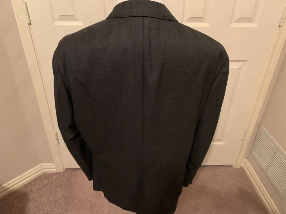 Chaqueta Blazer Brunello Cucinelli Para Hombres Gris Lana 48 EE. UU. 58 UE Foto 4 de 4