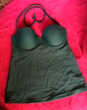NWT Green Old Navy Bikini Tankini Top Sz S Padded Wired Cups New Never Worn