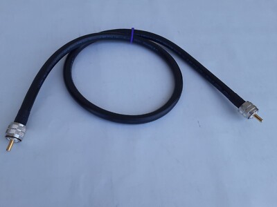 US MADE MIL-C-17  RG-214  PL259 to PL259  COAX CABLE CB,HAM,SCANNER  10 FT