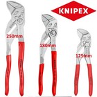 Knipex 3 Piece Pliers Wrench Set 125mm 180mm 250mm Water Pump Grips 00 19 55 S6 