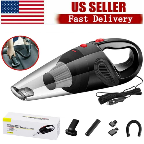 Powerful Car Vacuum Cleaner, Portable Wet&Dry Handheld strong Suction Car Vacuum
