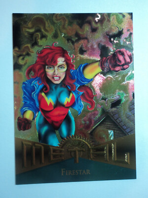 1995 MARVEL METAL - BASE CARD - # 63 FIRESTAR 