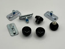 New Burton Snowboard M5 ICS EST Mounting Bolts Kit Black Tops