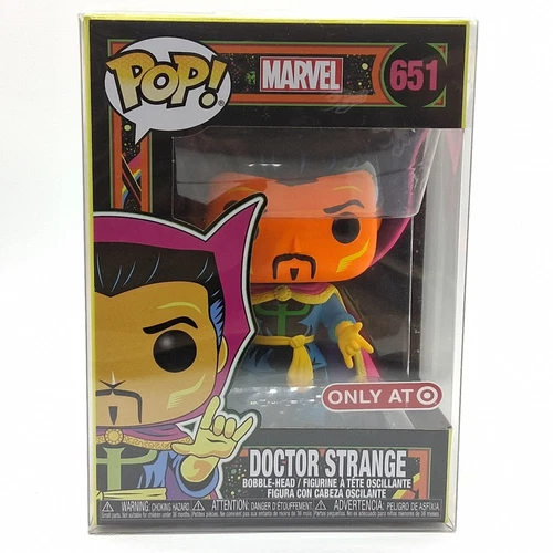 Funko Pop! Doctor Strange 651 Target Exclusive Blacklight Marvel Comics Vinyl