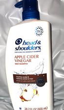 Head and Shoulders Dandruff Shampoo Apple Cider Vinegar 28.2 fl oz Jumbo Size 0.85 per gallon