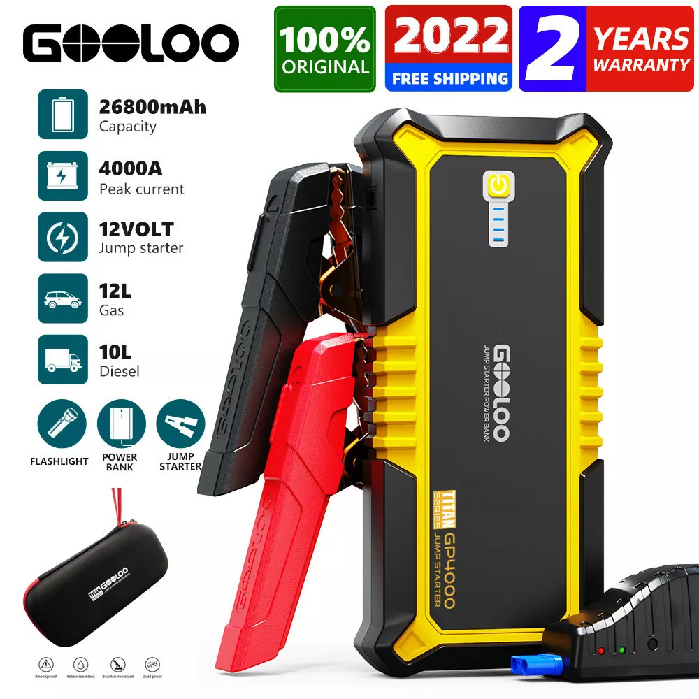 Gooloo 4000a jump starter deals